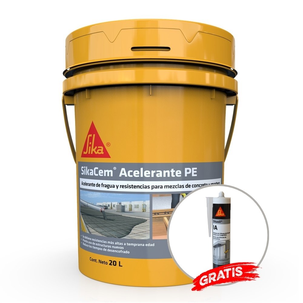 Acelerante de fragua SikaCem® Acelerante PE 20L