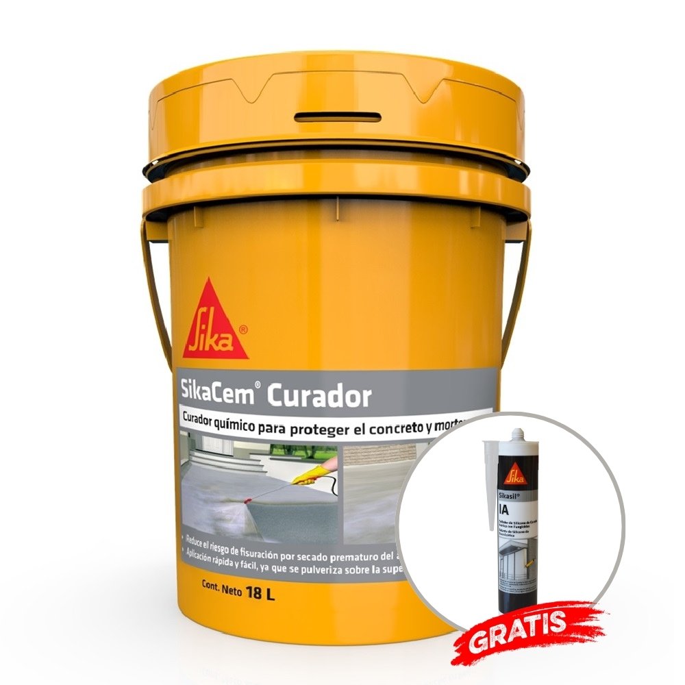 Curador Químico para Concreto y Mortero SikaCem® Curador 18L