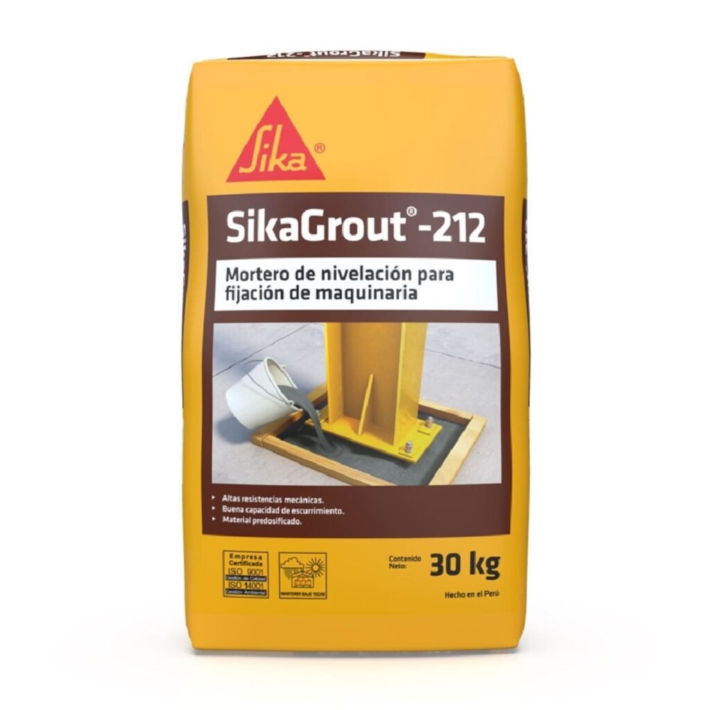 Mortero Predosificado para anclajes y Nivelación SikaGrout®-212