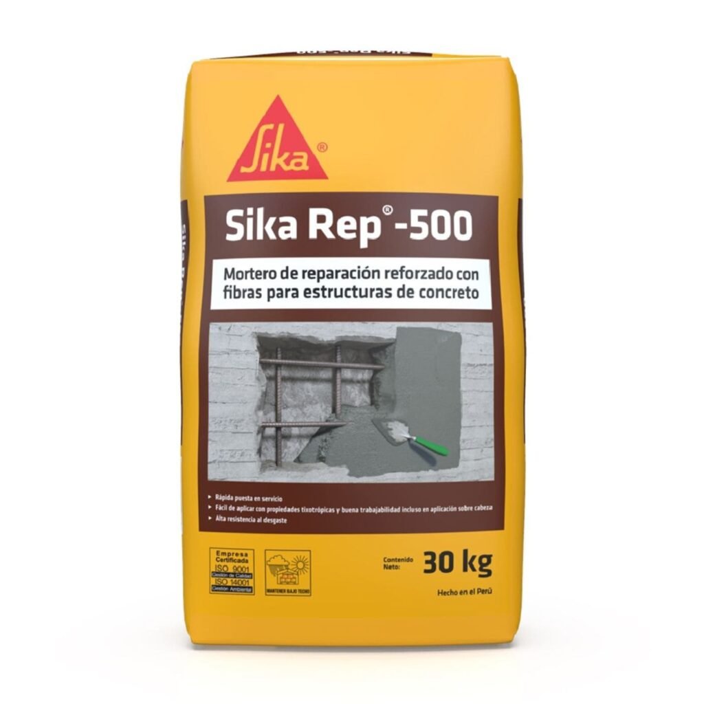 Mortero Reforzado para Reparación SikaRep®-500