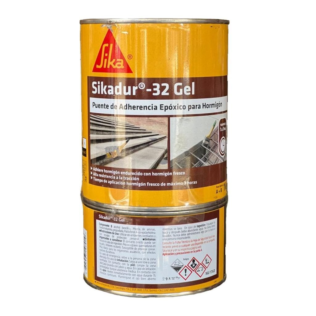 Puente de Adherencia Epoxico Sikadur®-32 Gel 1kg