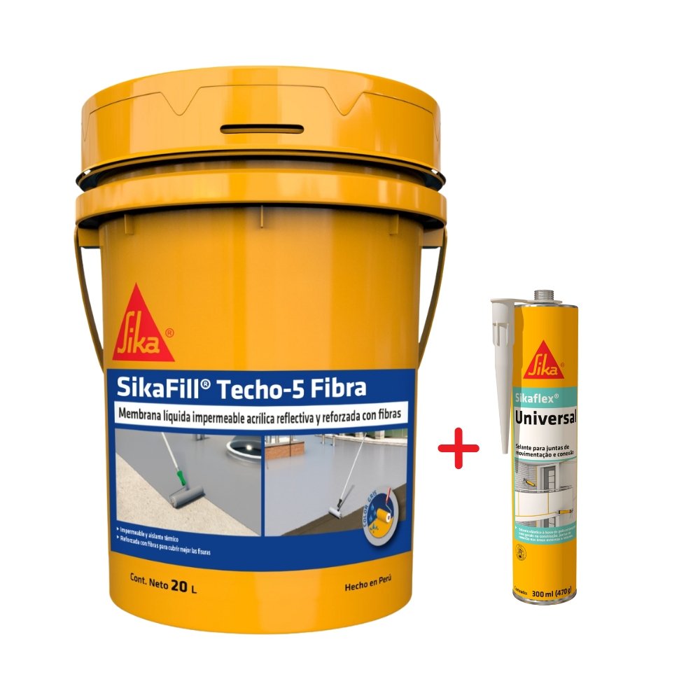 Membrana Impermeabilizante SikaFill® Techo -5 20L Gris