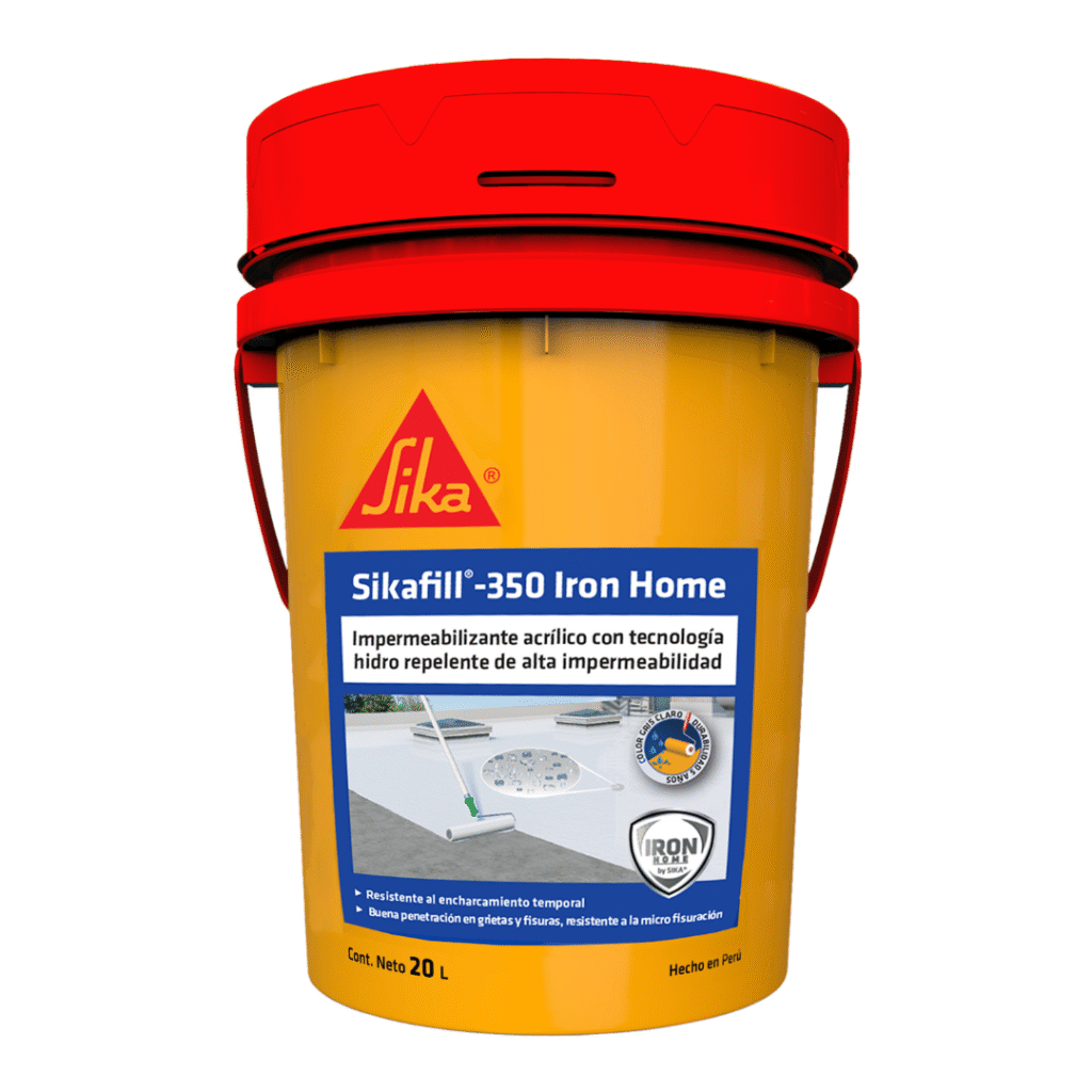 Membrana líquida impermeable SikaFill -350 Iron Home Gris 20L