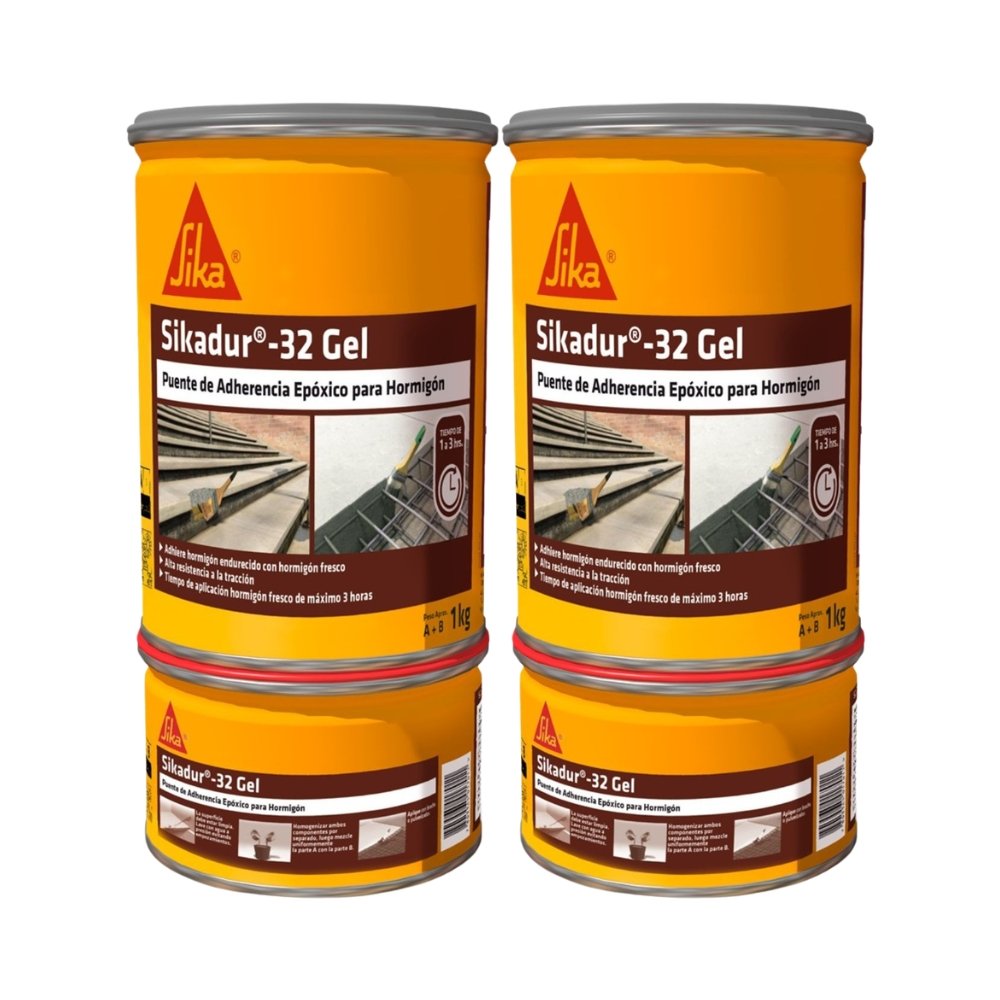 Pack 2 Unidades de Epoxico Sikadur®-32 Gel 1kg