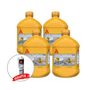 Pack 4 SikaCem® Plastificante x 4L