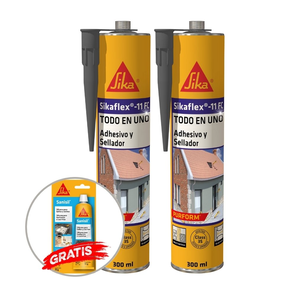 2 Sellador de juntas Sikaflex®11FC Purform 300ml Gris
