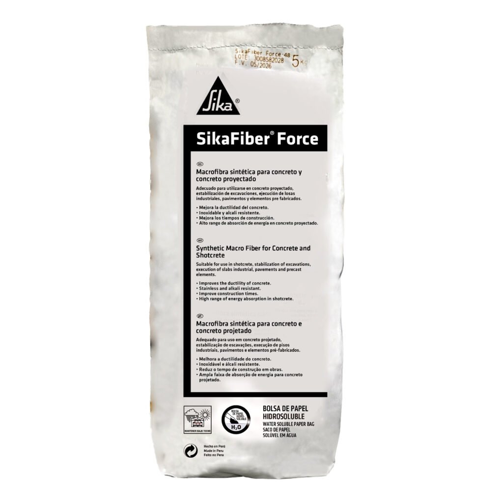 Macrofibra sintética para concreto SikaFiber® Force-48