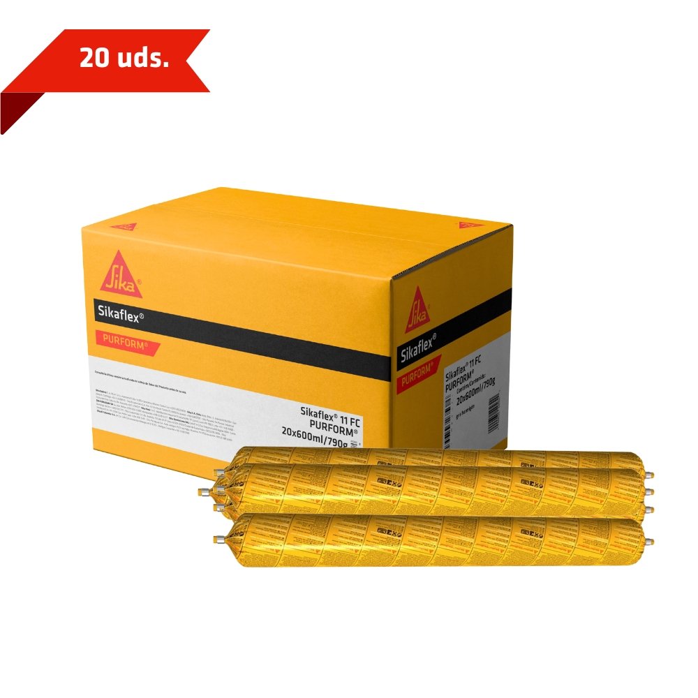 Pack 20 Sikaflex® 11FC Purform gris 600 ml